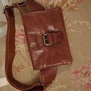 Spikes and Sparrow Leather Brandy Belt/Waist Bag Excellent Condition